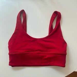 Red Lululemon Sports Bra- Size 4